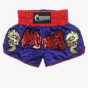NAMAZU Muay Thai Shorts High Grade MMA Gym Boxing Kickboxing -Men & Women. B107